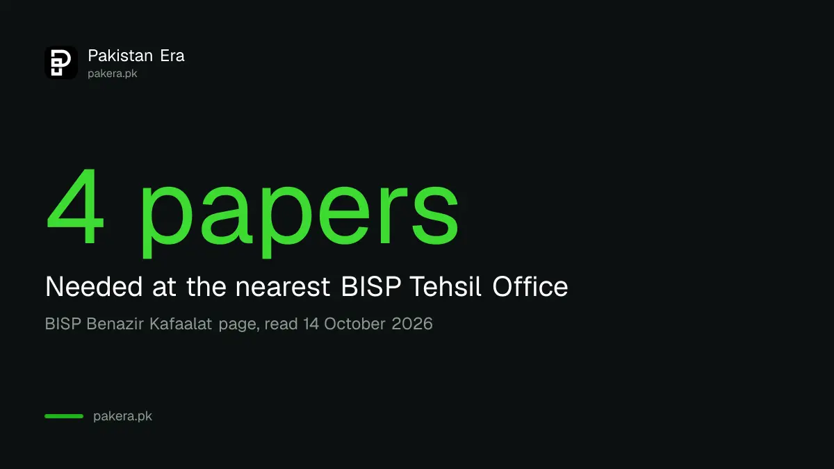 BISP Next of Kin policy rule for families of a deceased Benazir Kafaalat beneficiary
