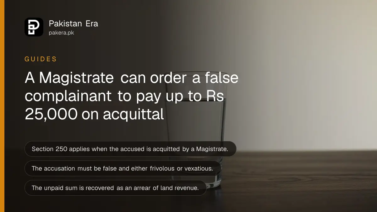 A glass of water on a dark wooden table, for a guide to compensation for a false complaint after acquittal in Pakistan