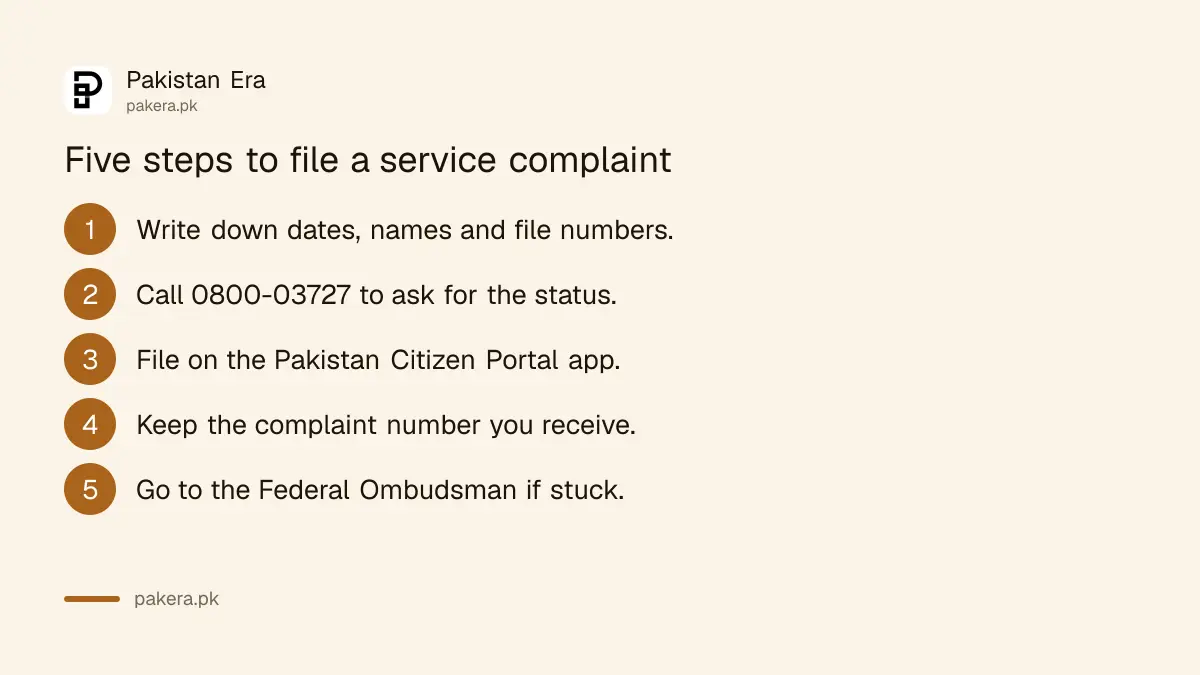 Five steps to file a service complaint against DRAP