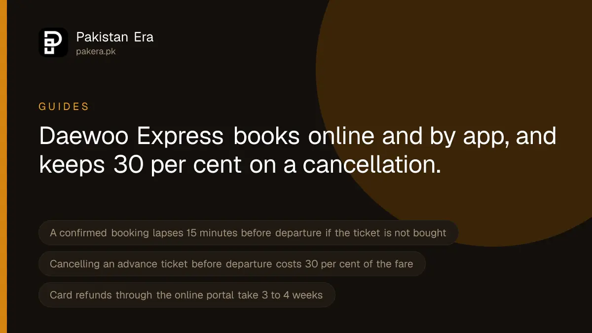Daewoo booking online: how to book, cancel and refund a Daewoo Express ticket