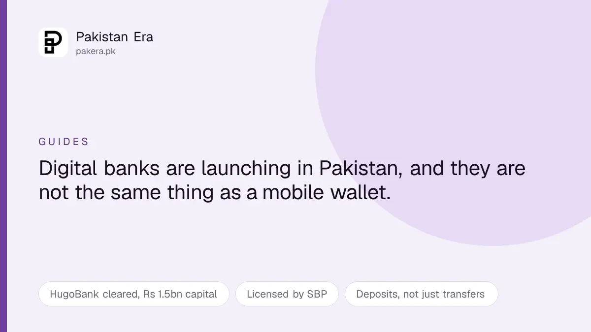 Digital banks launching in Pakistan explained