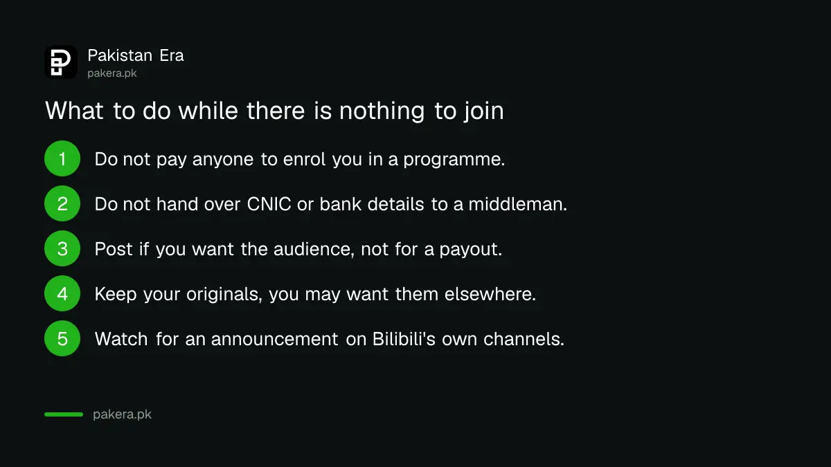 What to do while there is no Bilibili creator programme