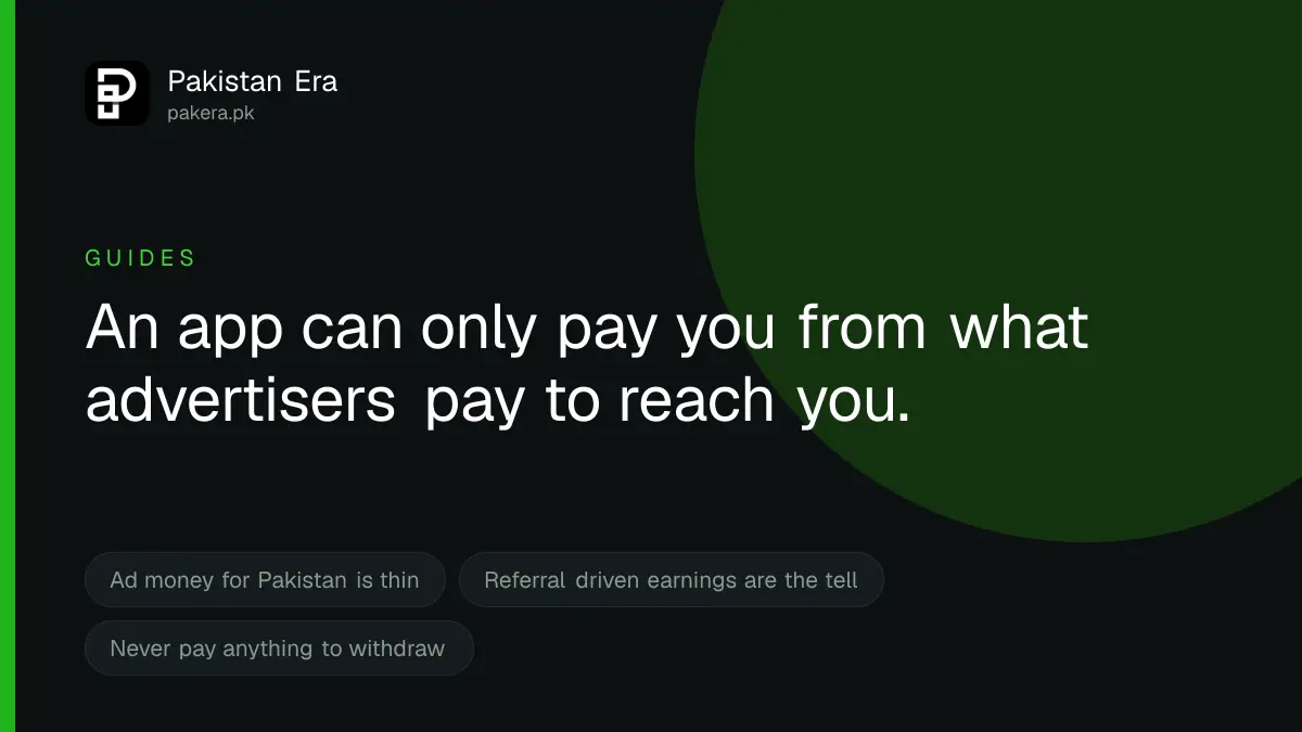 Do online earning apps in Pakistan actually pay