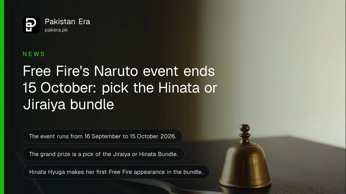 A small brass bell and a wooden spoon on a dark wooden table, for news on the Free Fire Naruto event end date