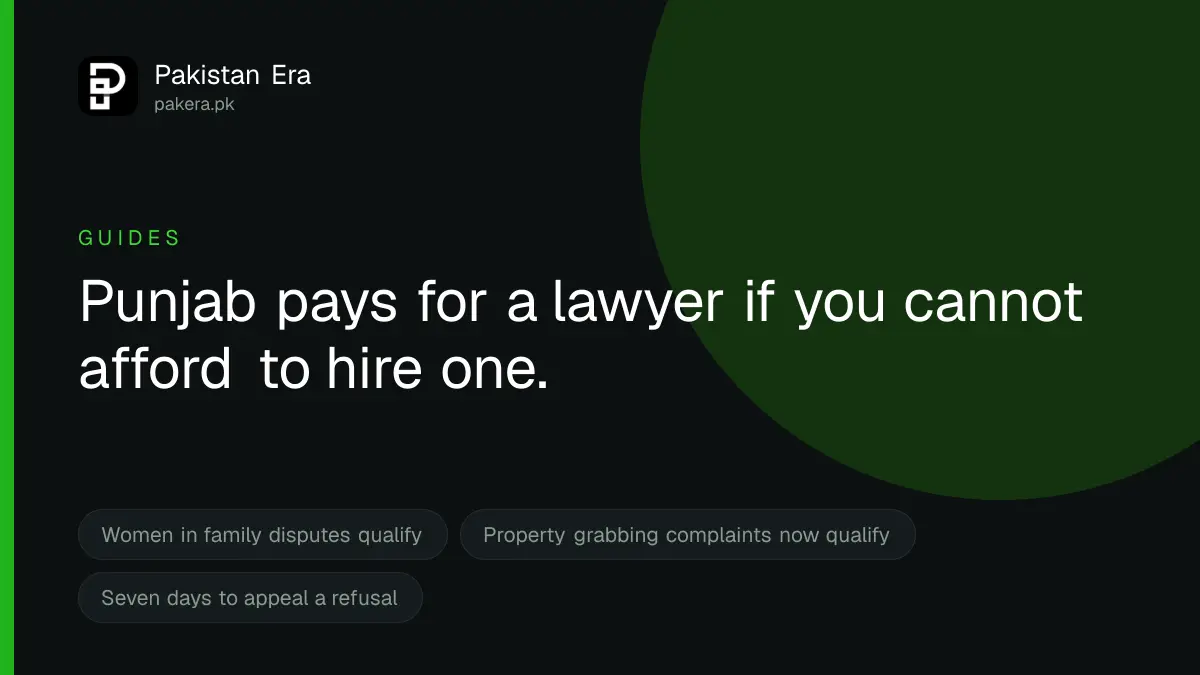 How to Get a Free Lawyer in Punjab
