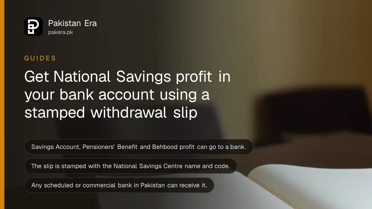 A closed plain notebook on a dark table, for a guide to sending National Savings profit to a bank account