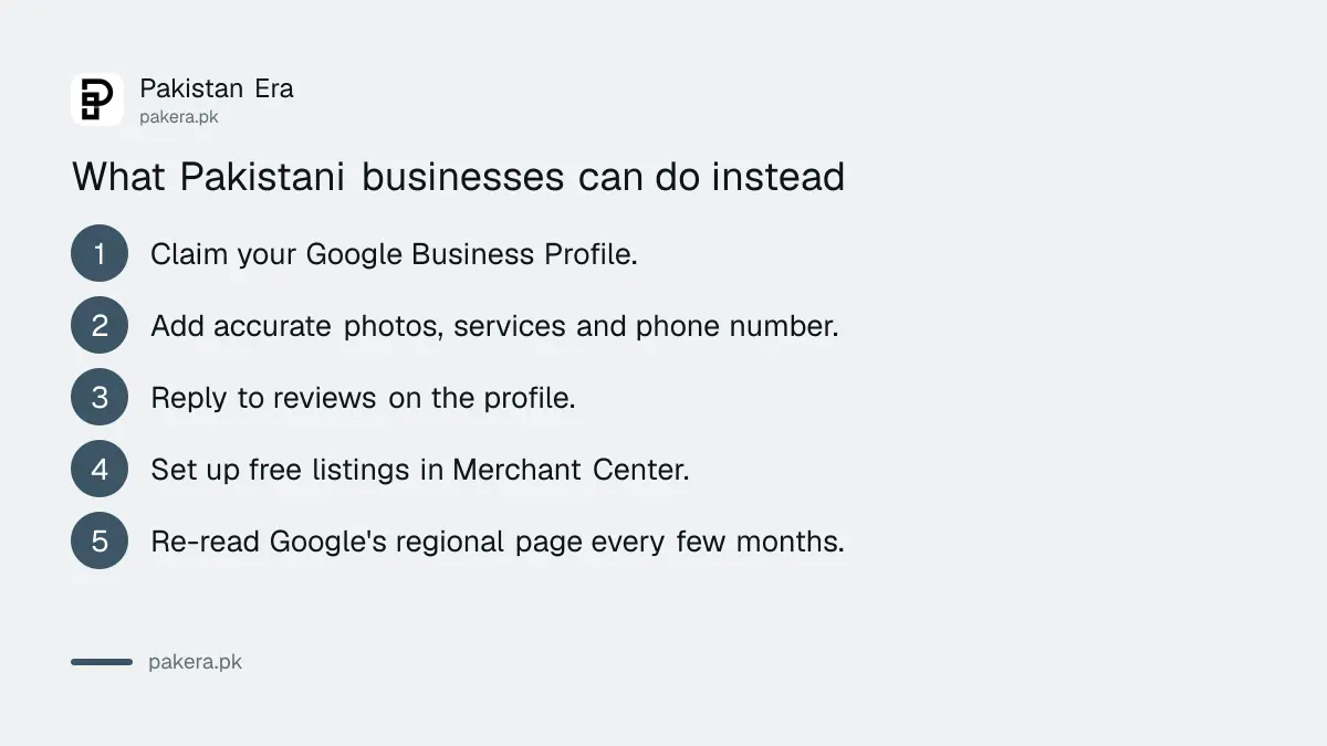 Five steps Pakistani businesses can take instead of Google supplier units