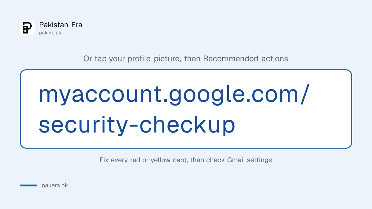 The six parts of Google Security Checkup and what to do in each