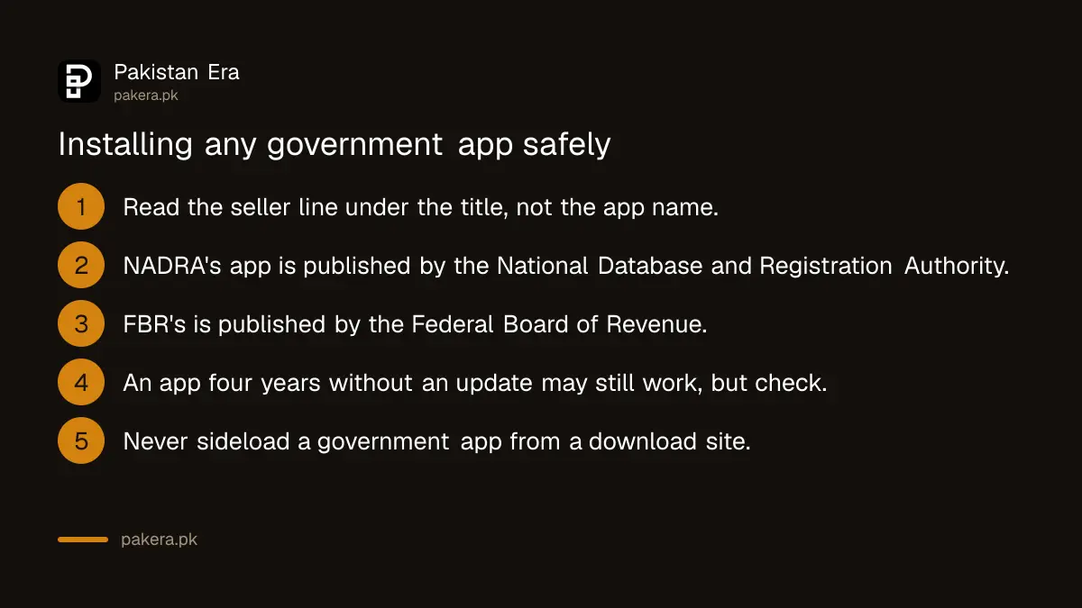 How to check a government app is genuine before installing