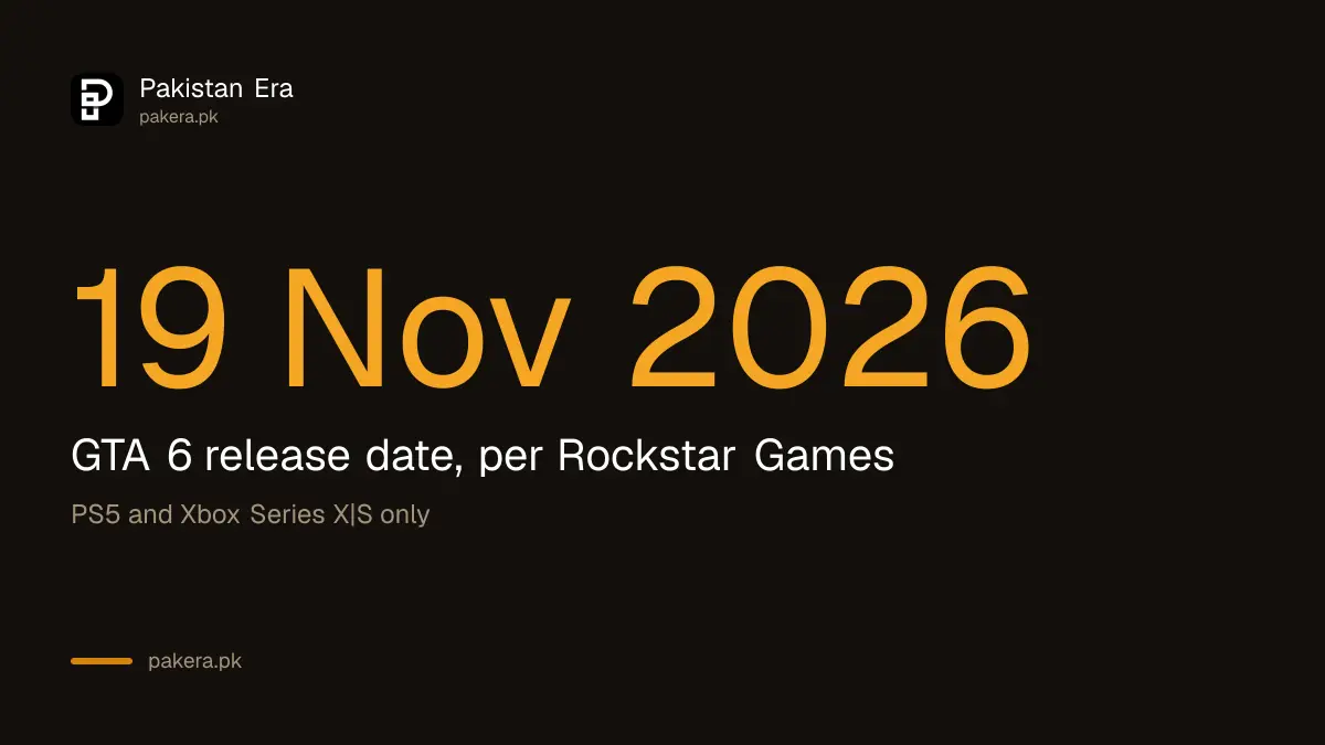 GTA 6 release date of 19 November 2026 on PS5 and Xbox Series X|S