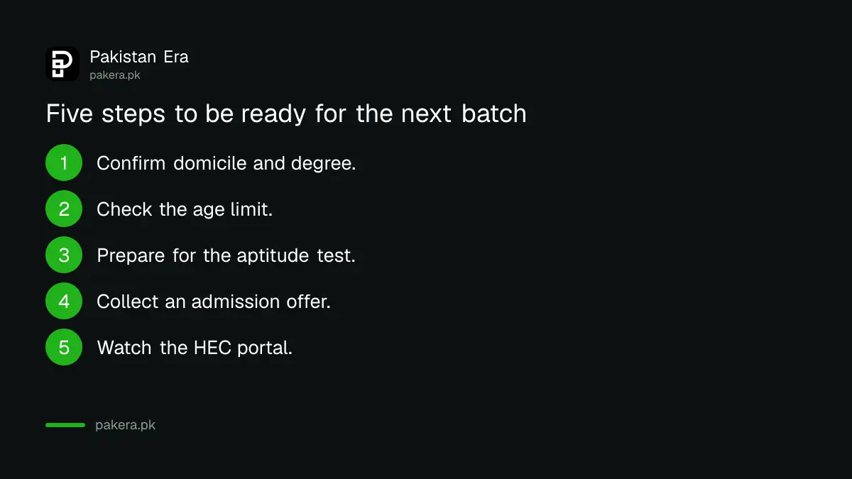 Five steps to prepare for the next HEC law scholarship batch