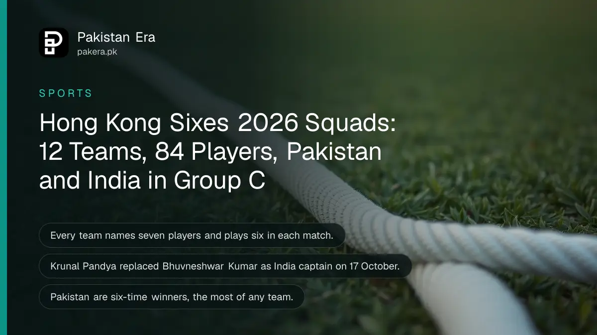 A white boundary rope on green cricket grass, for the Hong Kong Sixes 2026 squads