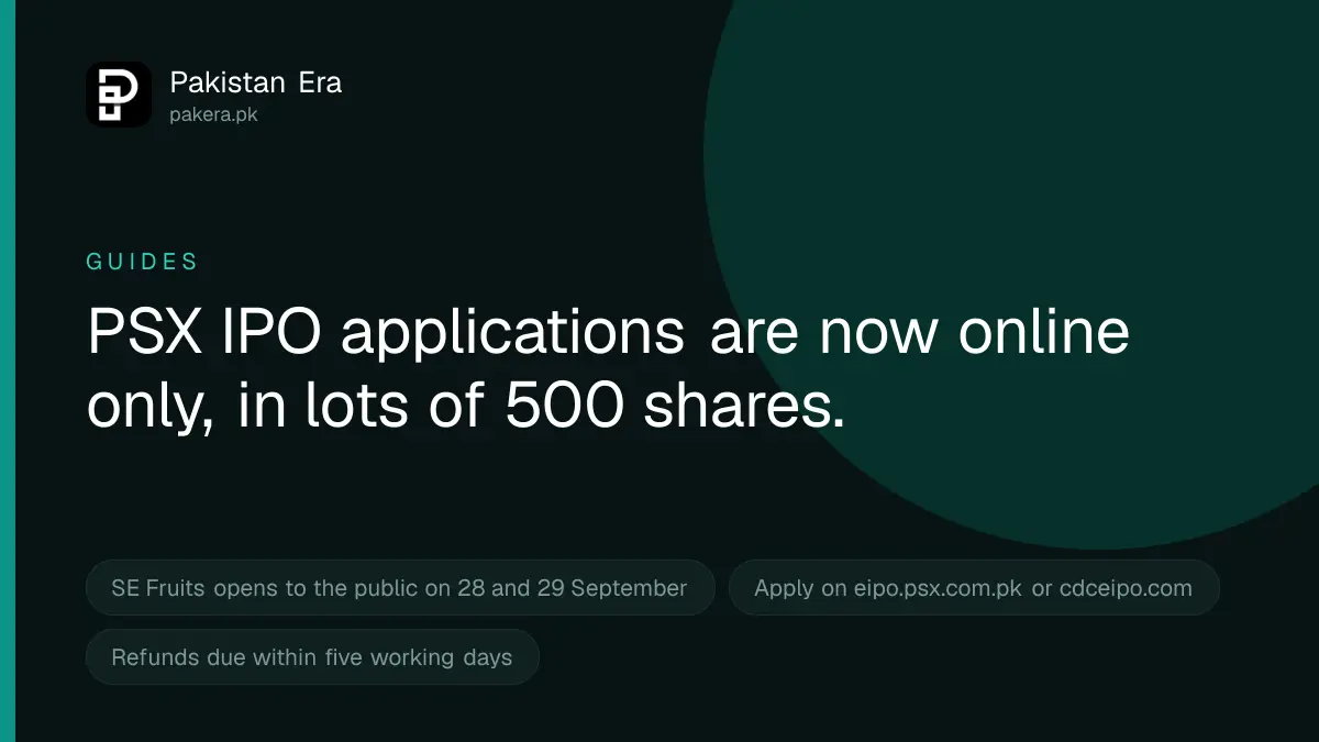 How to apply for an IPO on the Pakistan Stock Exchange