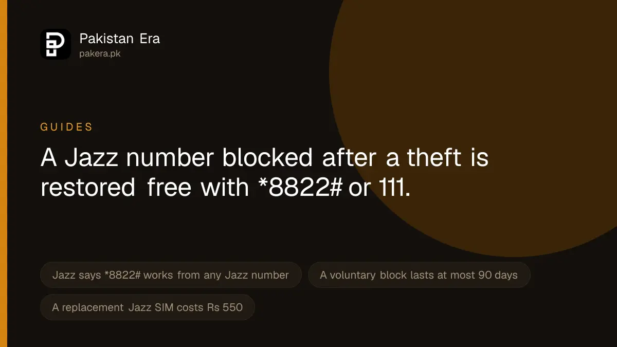 How to reactivate a self-blocked Jazz SIM
