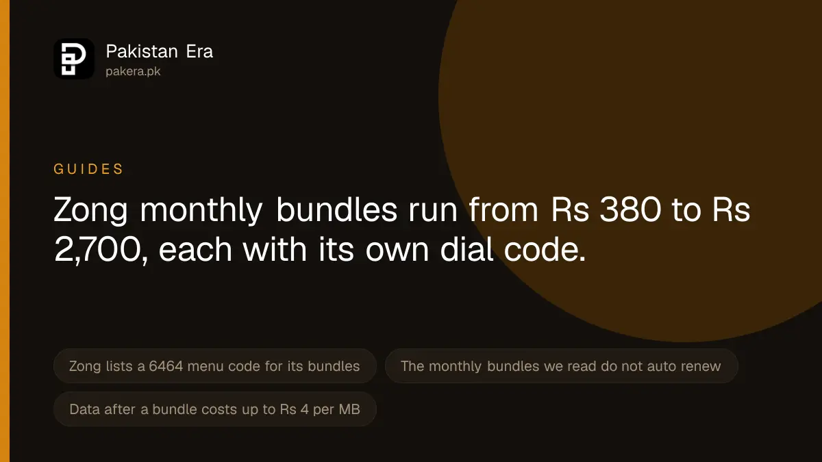 How to subscribe to a Zong monthly internet package