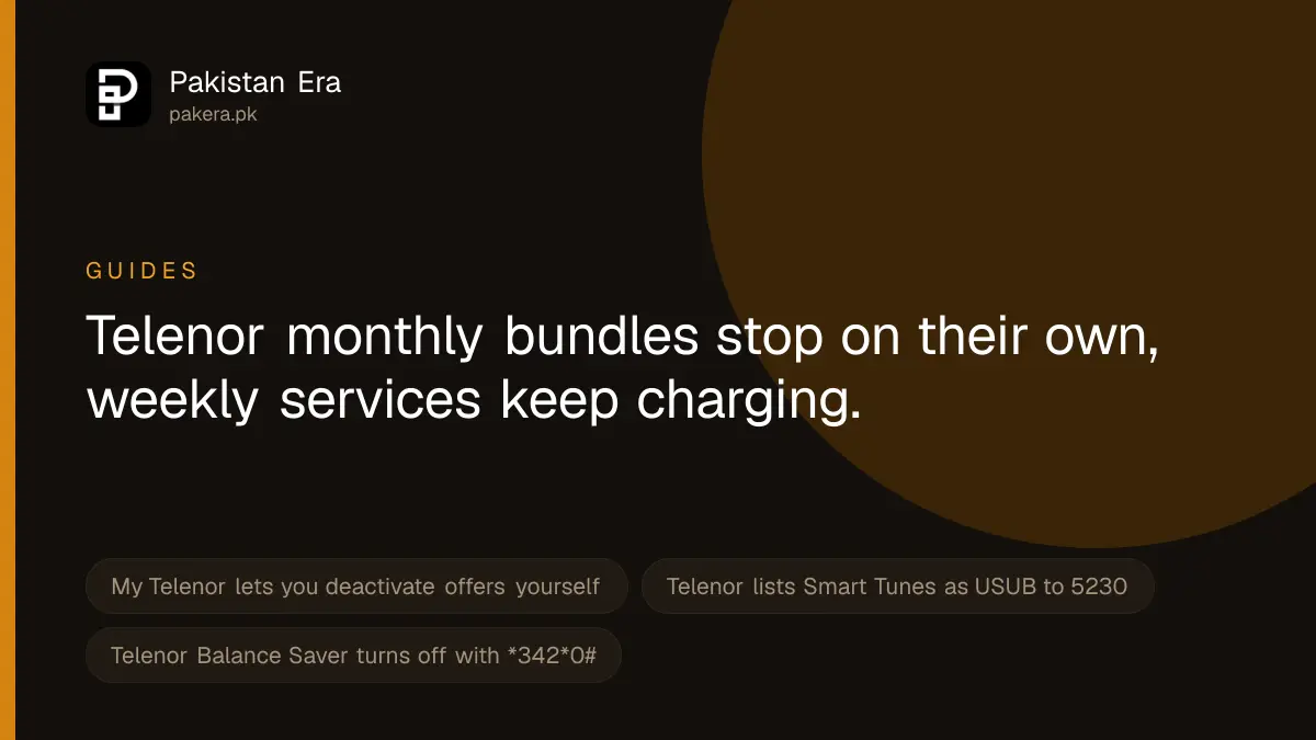 How to unsubscribe from Telenor packages and services