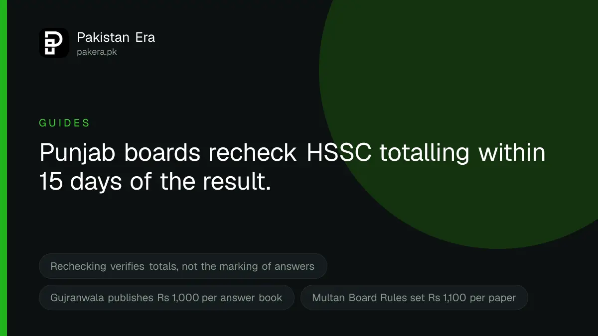 How to Apply for HSSC Result Rechecking in Punjab