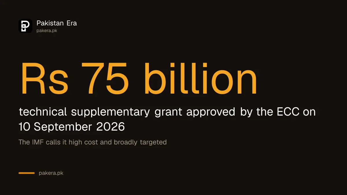 Pakistan's fuel relief scheme cost Rs 75 billion, the amount the IMF wants phased out