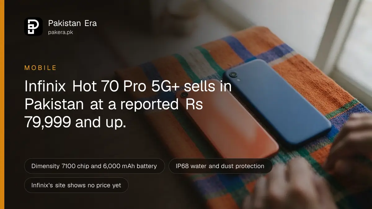 Two budget smartphones lying face down on a colourful woven cloth