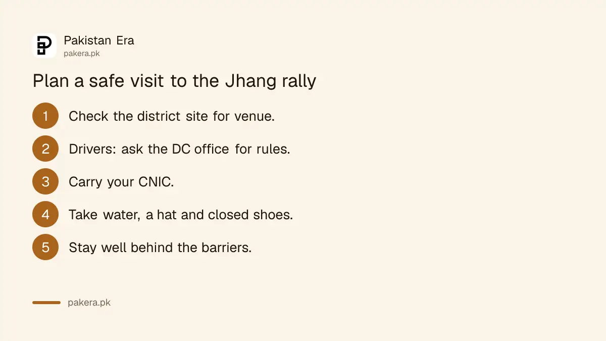 Five steps to plan a visit to the Jhang desert rally safely