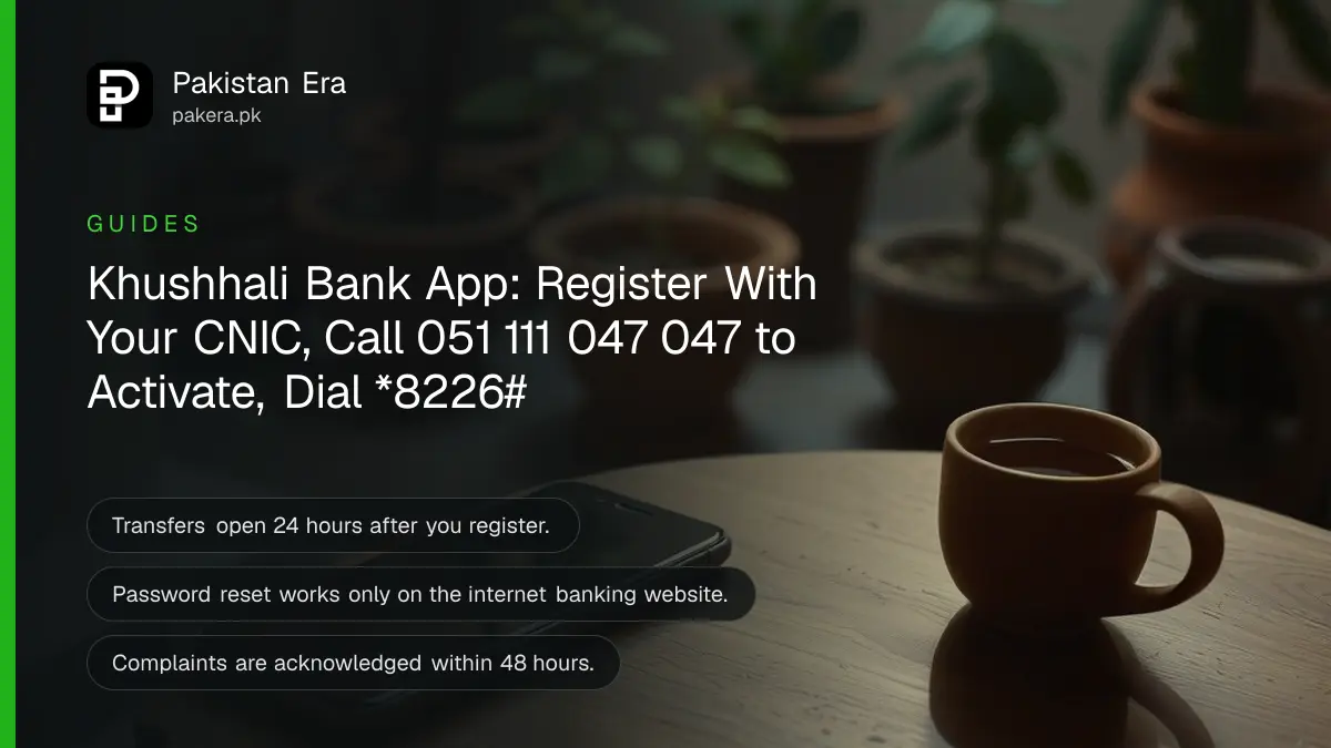A smartphone lying face up on a wooden desk beside a clay cup of tea in a modest home courtyard