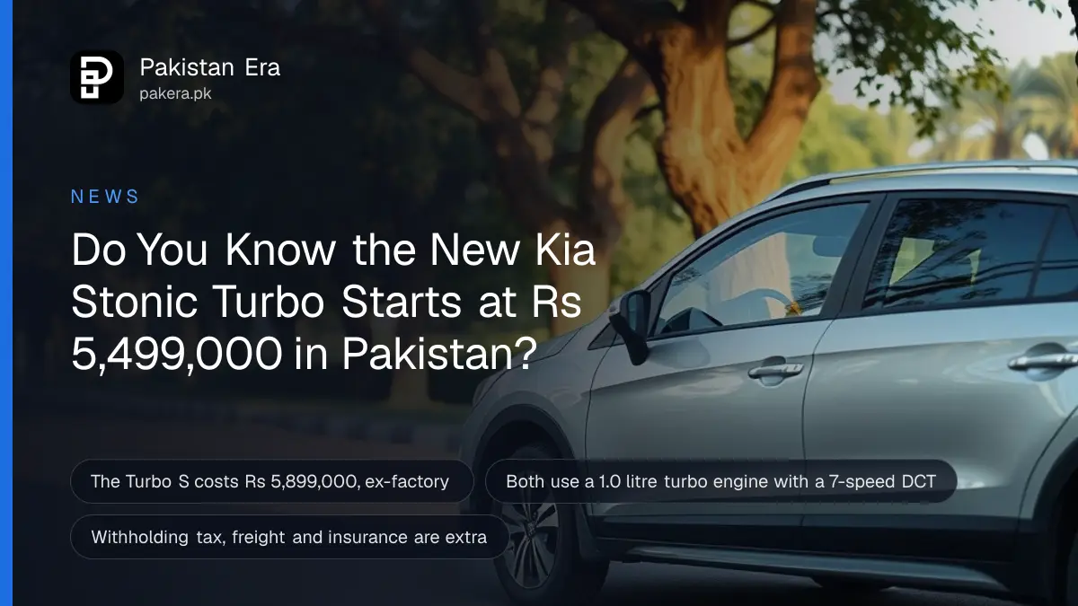 A grey compact crossover parked beside a quiet tree-lined road in Islamabad in soft morning light