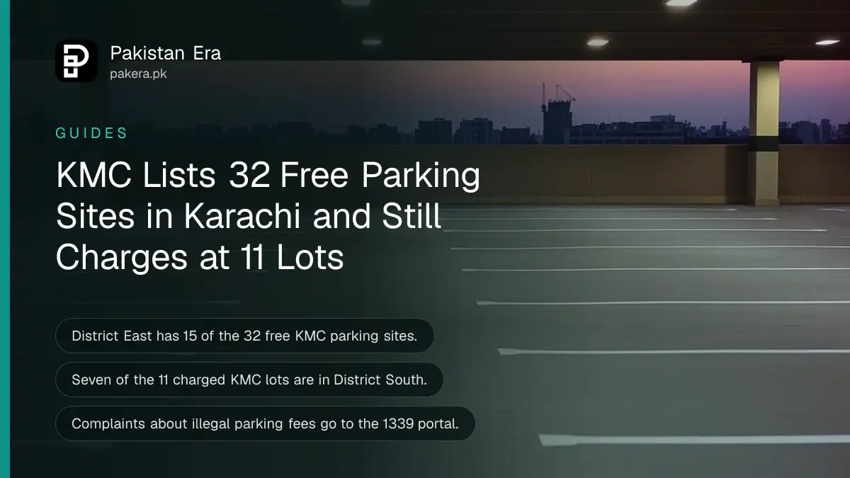 An empty parking lot with white bay lines at dusk