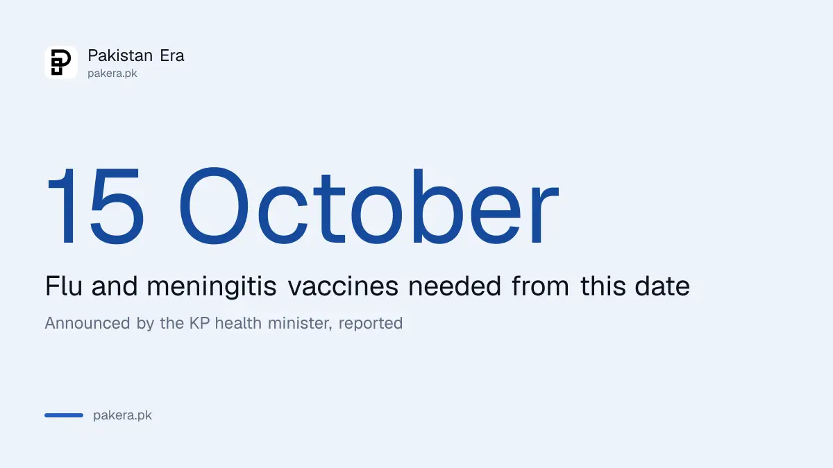 Peshawar vaccination rule for Saudi-bound travellers starts on 15 October 2026