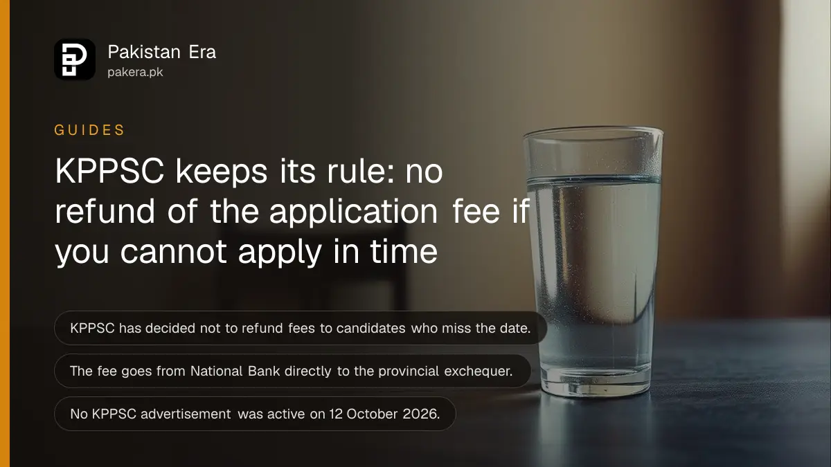 A glass of water on a dark wooden table, for an article on kppsc application fee refund