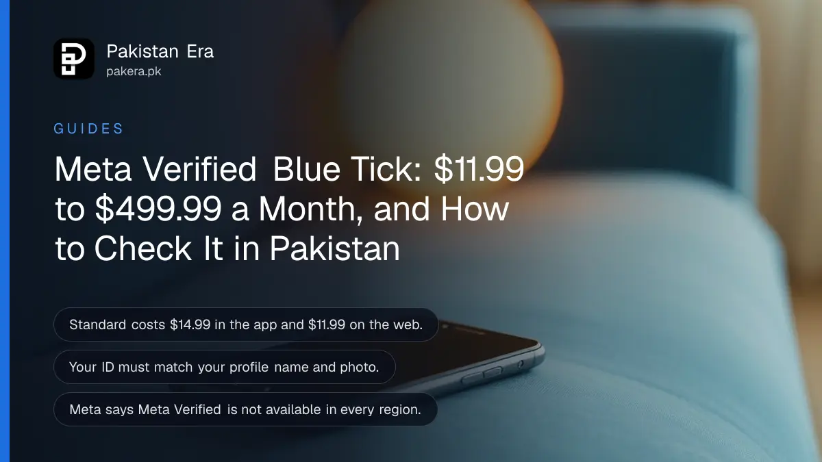 A smartphone lying face up on a sofa cushion with its screen glowing softly and a ring light out of focus behind it