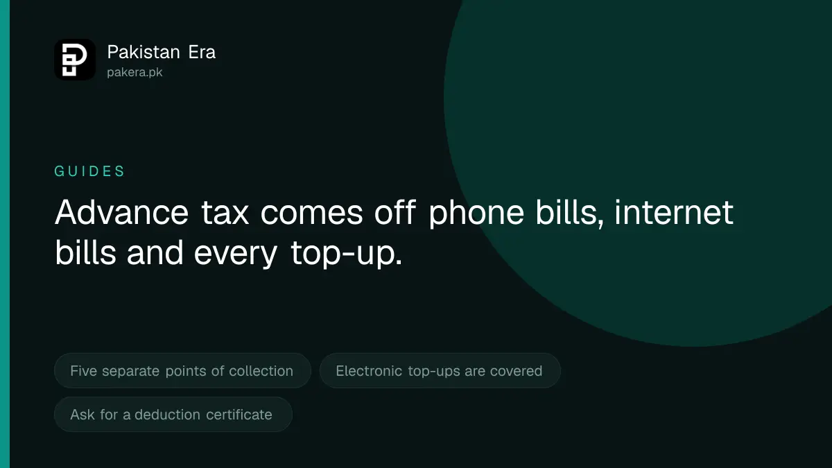 The Tax on Your Mobile and Internet Bill in Pakistan