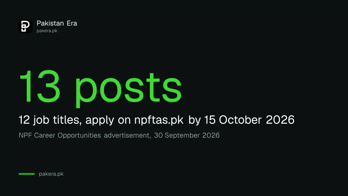 National Police Foundation is hiring for 13 contract posts, with applications closing on 15 October 2026