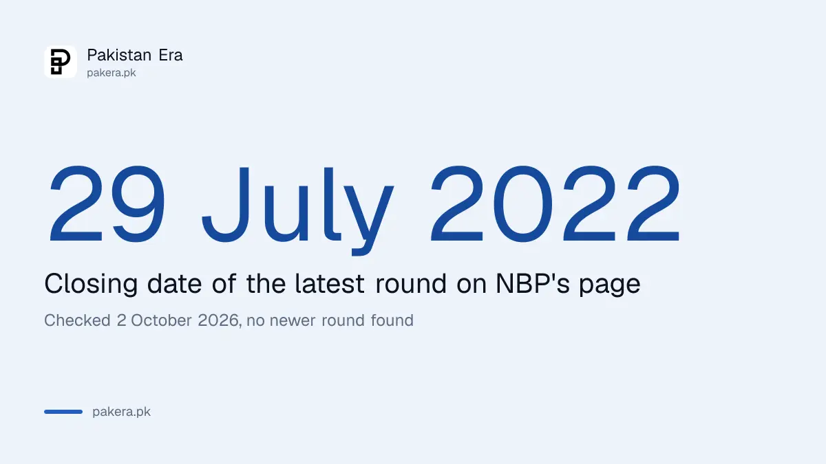 NBP Student Loan Scheme status on 2 October 2026: latest round on NBP's page closed 29 July 2022