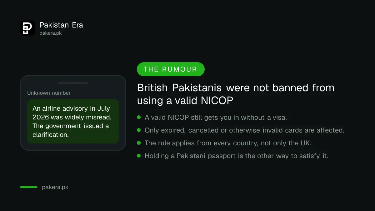 What the July 2026 NICOP rule change did and did not do