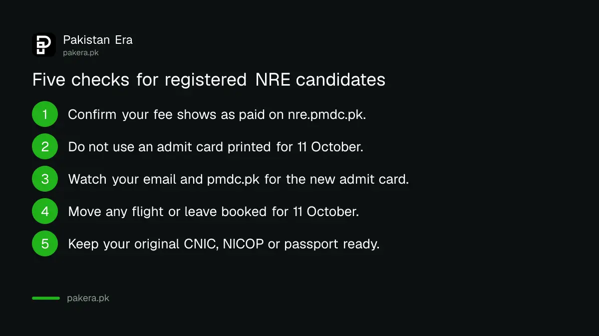 Five steps for NRE Step-I candidates after the move to 8 November 2026