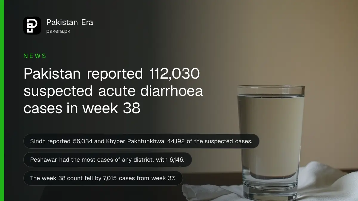 A clear glass of water and a plain white cloth on a wooden table, for a report on diarrhoea cases in Pakistan