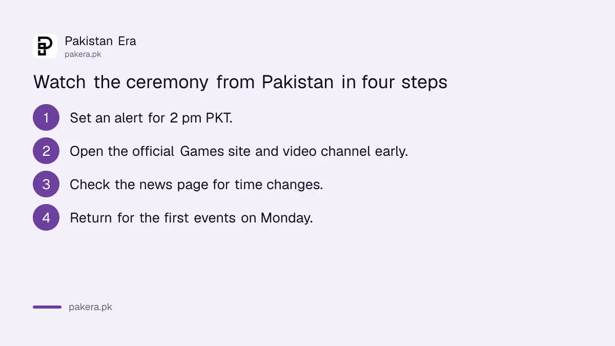 Four steps to watch the Asian Para Games opening ceremony from Pakistan