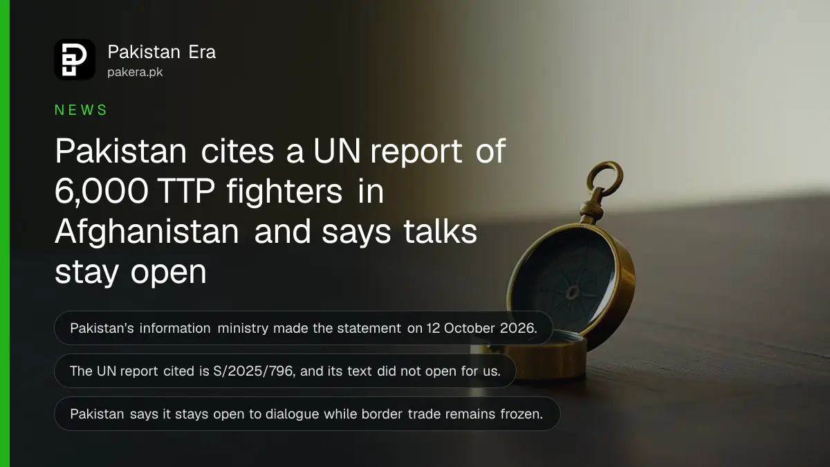 A brass compass on a wooden table, for a Pakistan news article on pakistan un report ttp fighters afghanistan