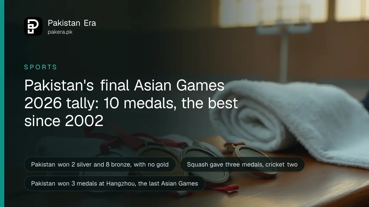 Plain bronze and silver coloured medals with ribbons lying on a wooden bench beside a folded white towel in a quiet sports hall