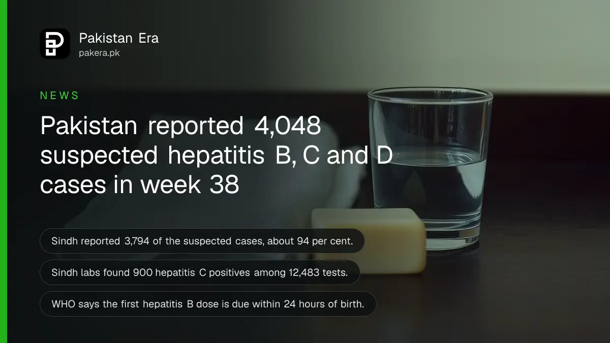 A folded white towel, a bar of soap and a glass of water on a wooden table, for hygiene and prevention of hepatitis