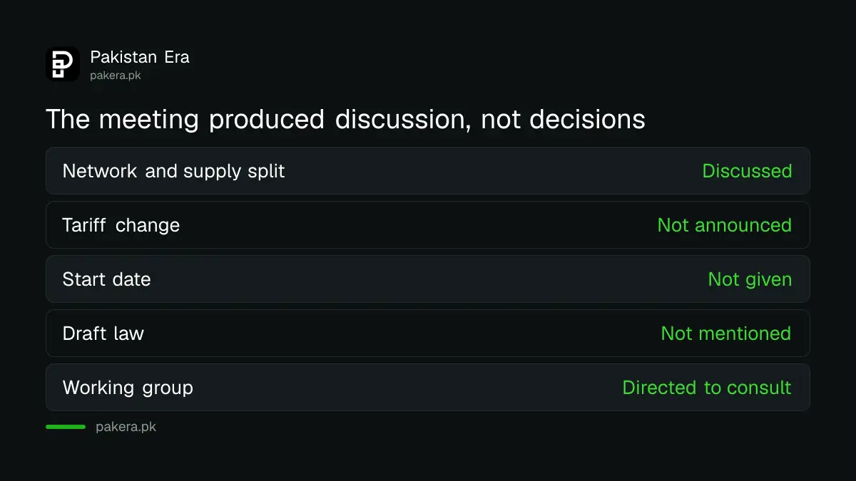 Comparison of what the steering committee discussed and what it decided on 7 October 2026