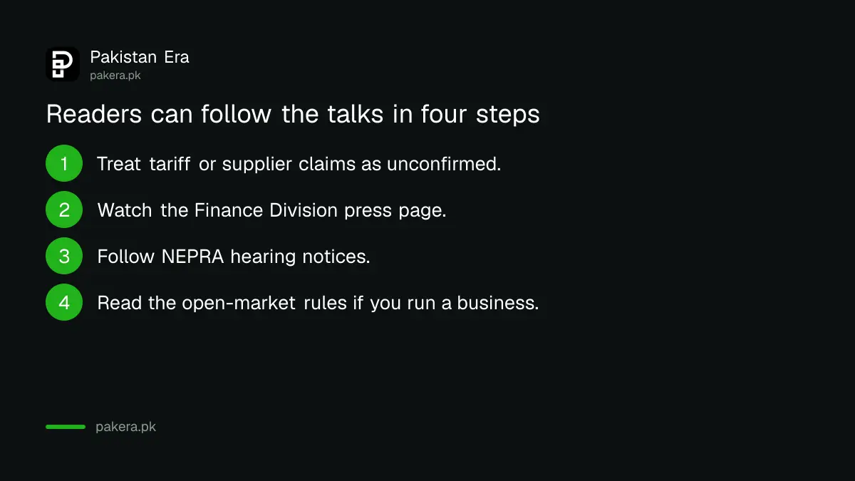 Four steps for readers while the power sector reform talks continue