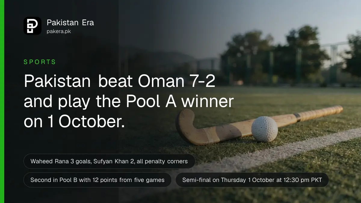 A wooden field hockey stick and a white ball resting on green artificial turf in soft dawn light