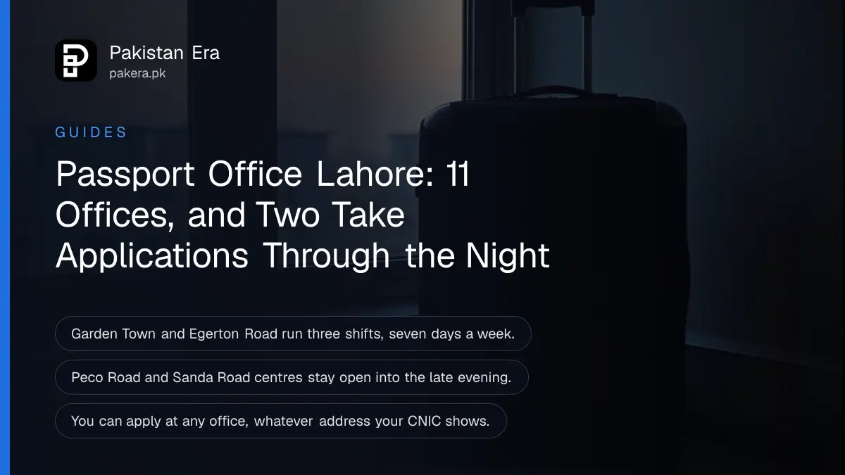 A suitcase by a window at evening
