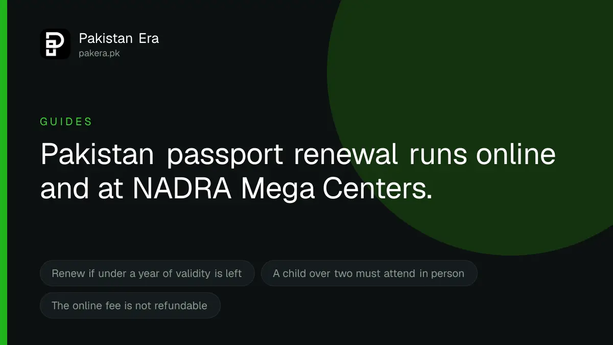 Passport Renewal at NADRA Centres: What You Can Do