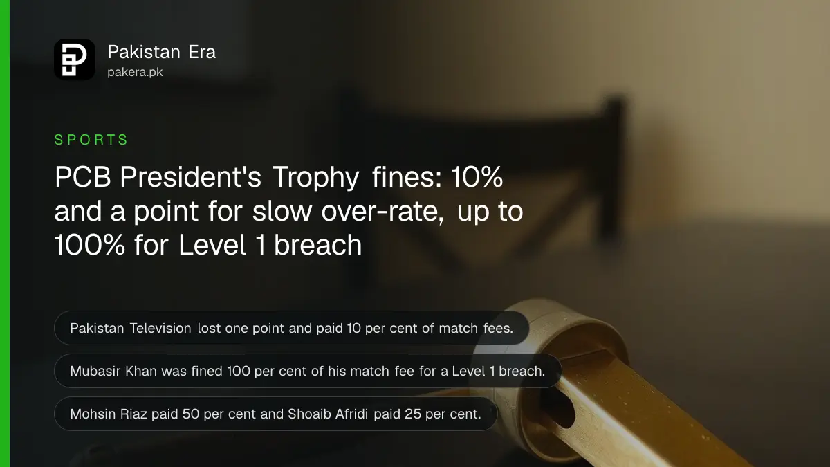 A brass whistle and a small wooden gavel on a dark wooden table, for President's Trophy code of conduct fines