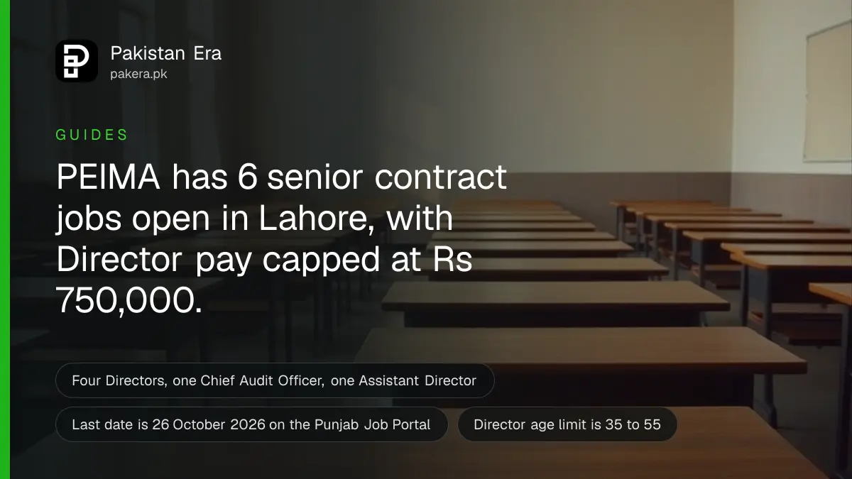 An empty school classroom with wooden desks in rows and sunlight through the windows in Lahore