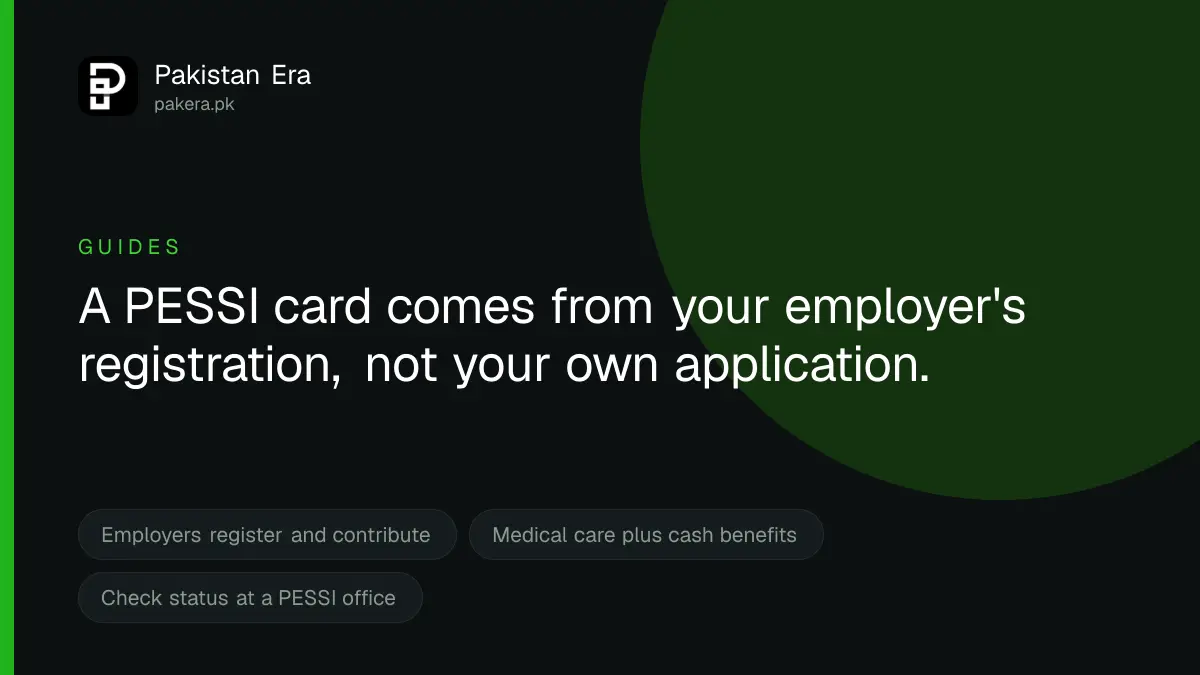 How to get a PESSI social security card in Punjab