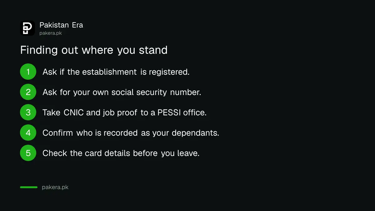 How PESSI registration works for a worker in Punjab
