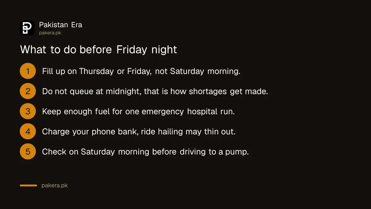 Practical steps for motorists before the petrol pump strike